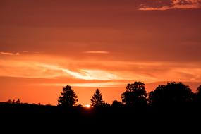 Sunset Setting Sun