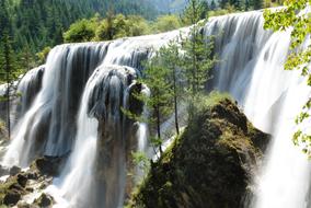 The Scenery of Pearl Beach Waterfall