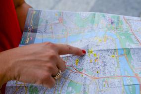 Map Tourist Travel