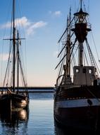 old Ships Sea Denmark