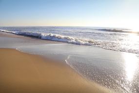 View of North Sea in Holland