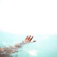 swimmer's hand in the water