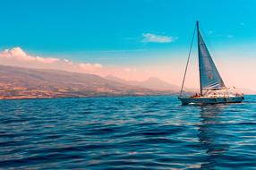 Boat Ocean landscape