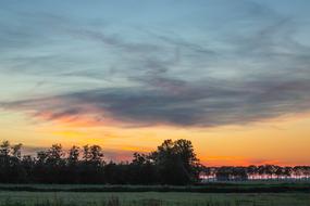 Evening Sky Colors Sun