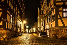 Architecture street Travel at night