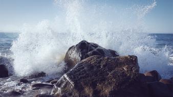 landscape of Wave Rock Spray