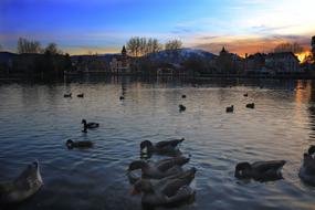 Lake Dusk Romantic