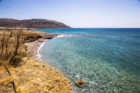 quiet tropical coast, greece