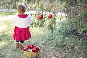 Girl Child Christmas Tree