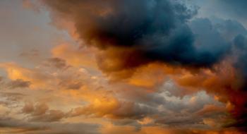 Sky Thunderstorm Clouds Evening