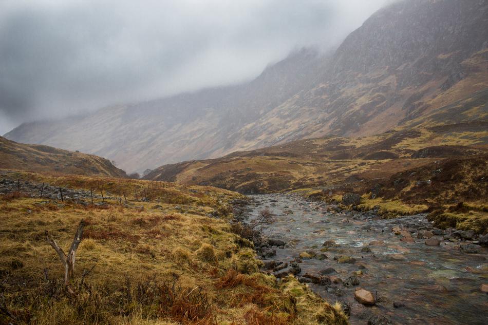 fog Scotland Landscape