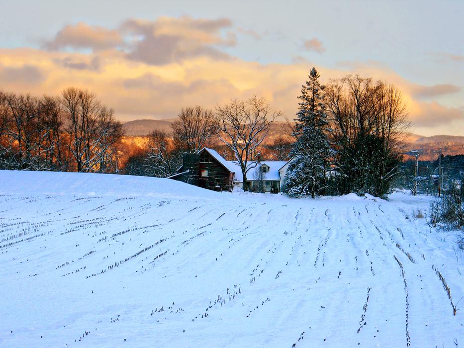 Vermont Farm snow winer