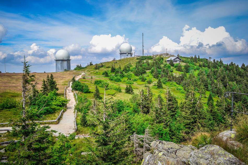 observatory in the mountains of bavaria