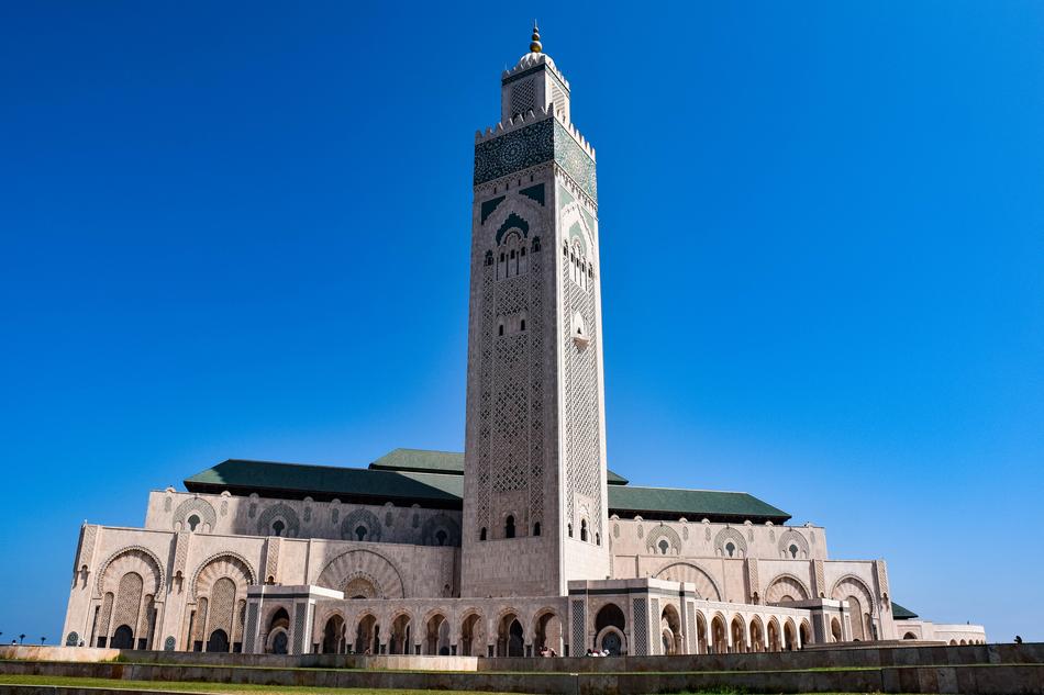 City Strait mosque, morocco