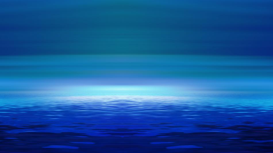 merging of blue sky and sea