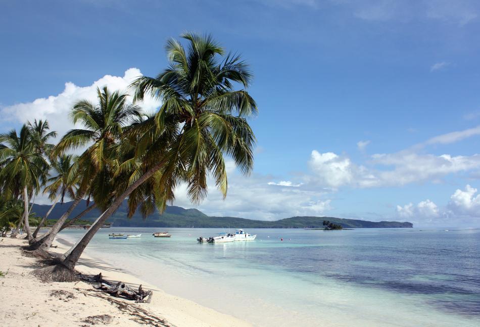 picturesque beach in Las Galeras