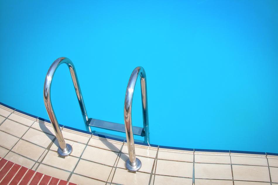 Entrance to the Blue Swimming Pool
