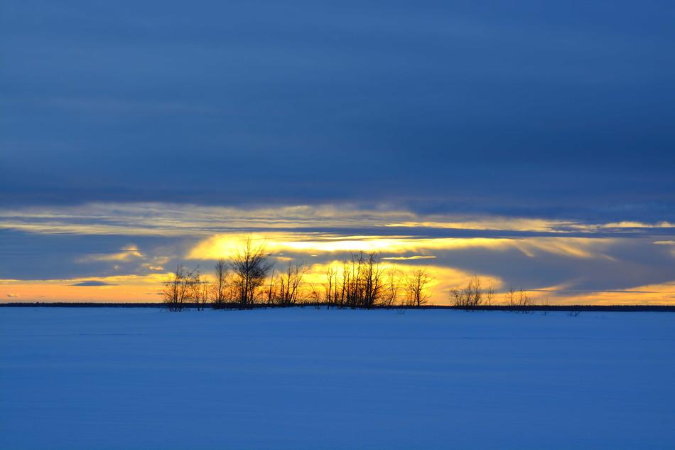 wonderful Sunset Winter