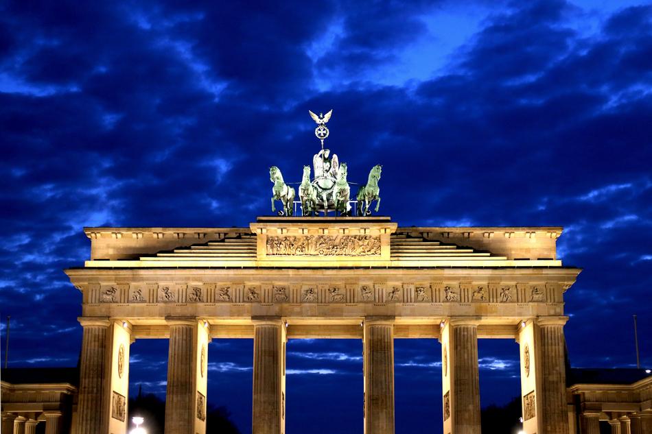 landscape of Brandenburg Gate Potsdam Place