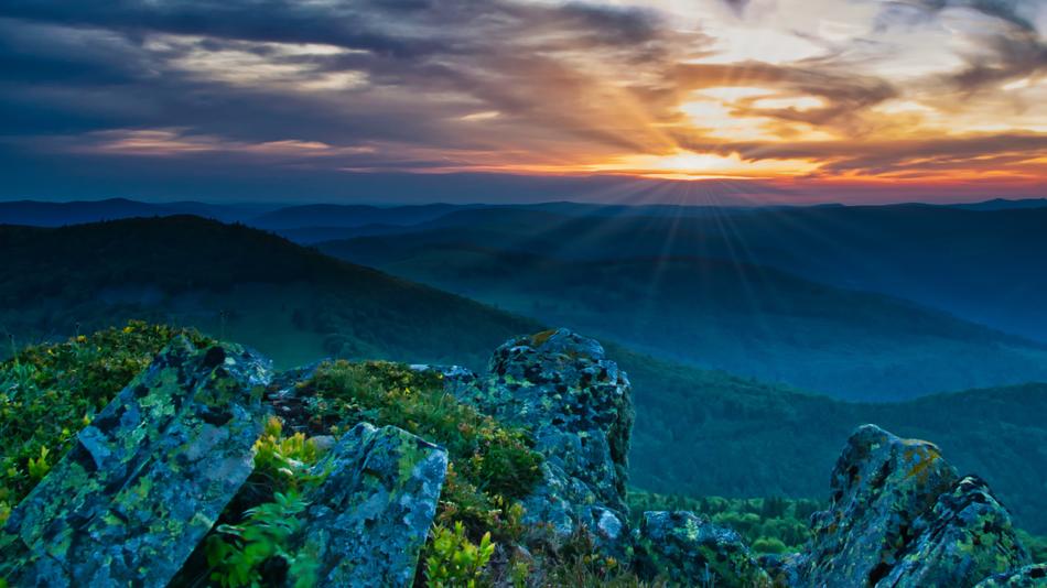 Mountains Afterglow
