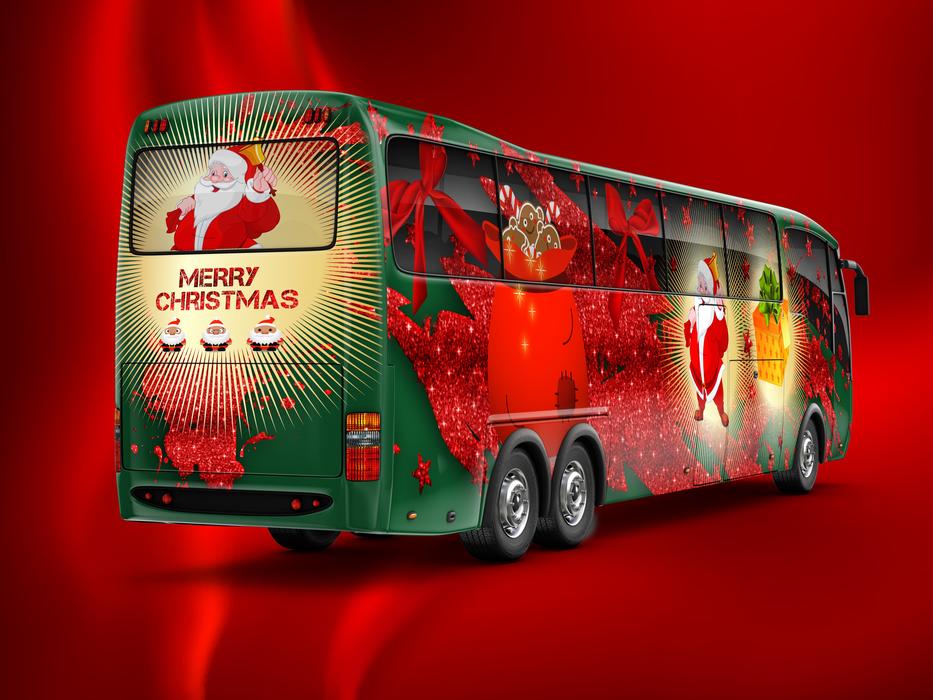 Advent Christmas bus