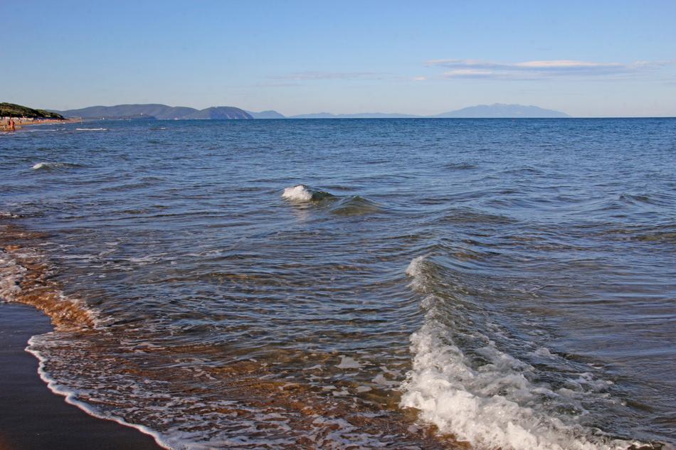 landscape of Sea in Tuscany
