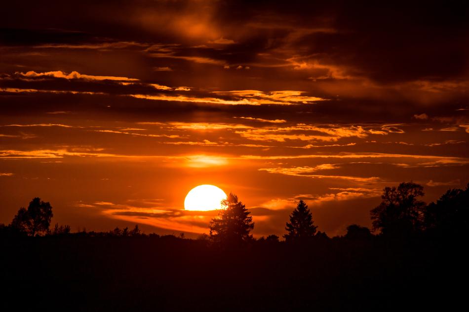 Sunset Setting landscape