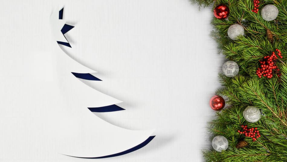 Christmas Borders postcard Background