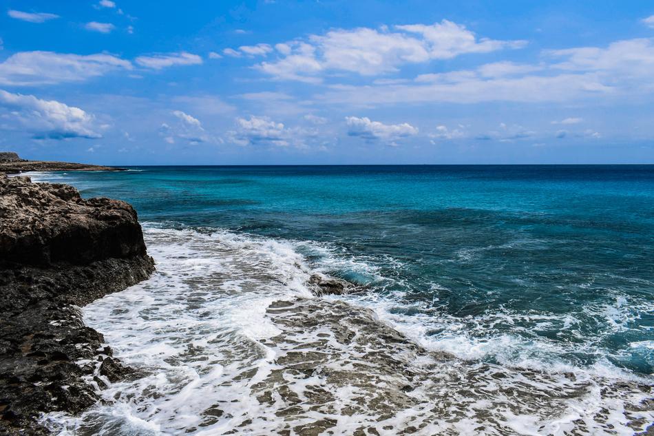 Rocky Coast of Sea