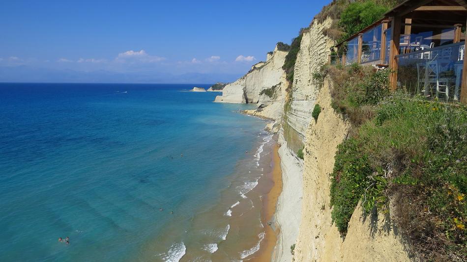 landscape o fSea Ionic Cliff