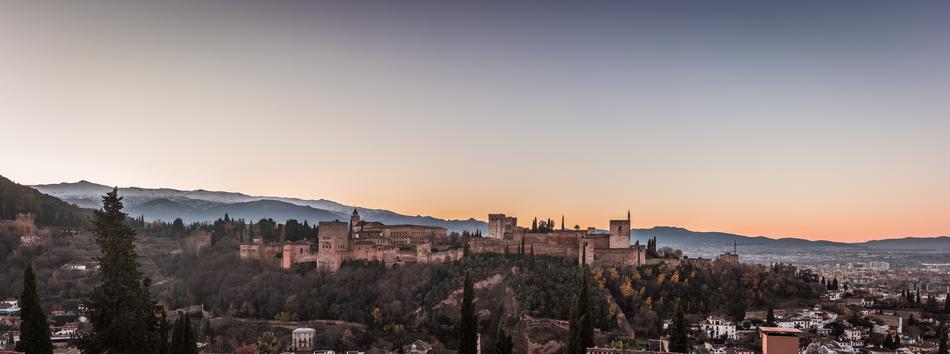 panoramic view of the arabic city