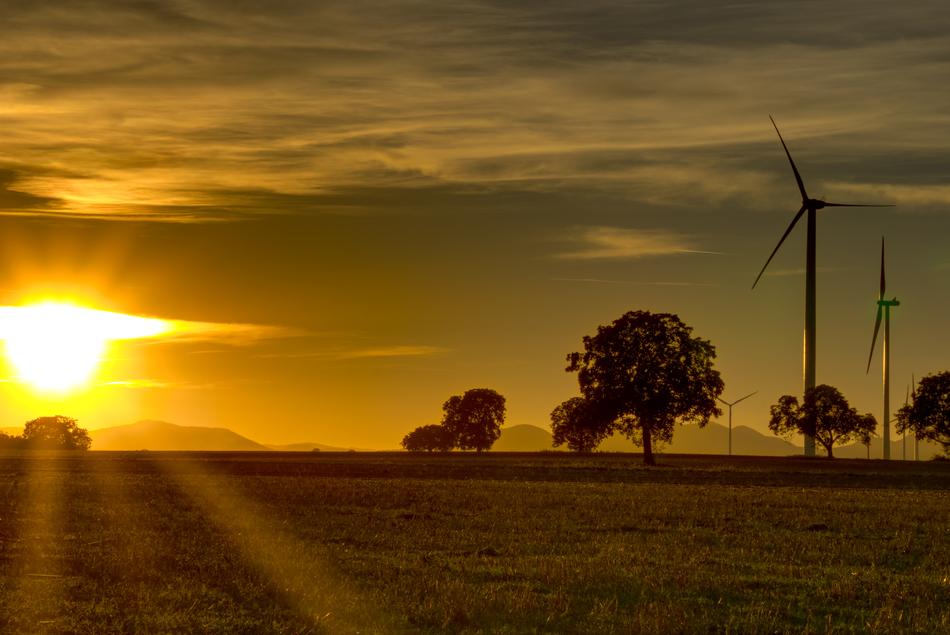 landscape of Sunset Mood Dusk