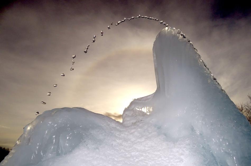 Halo Ice at Sunshine Sunset