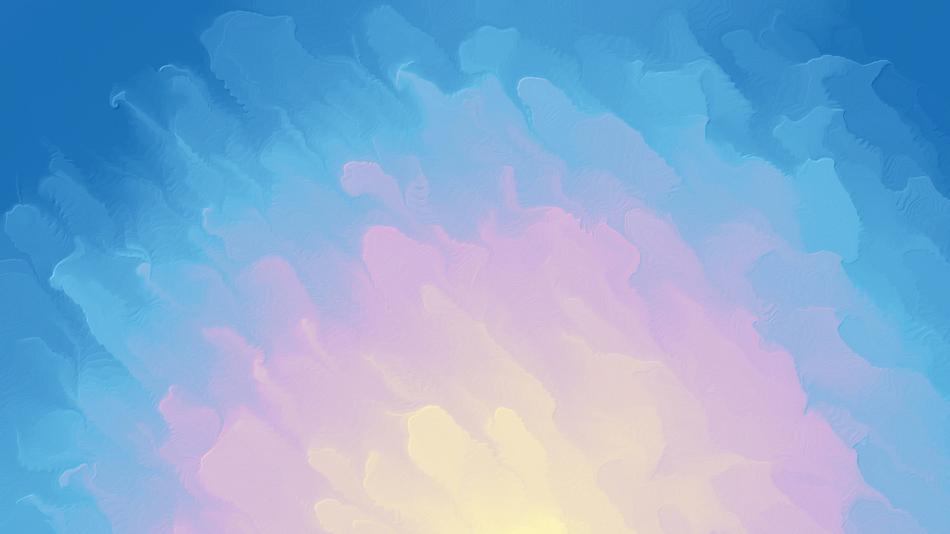 colorful sunset colors as background