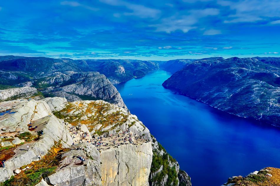 fjords and rivers in Norway