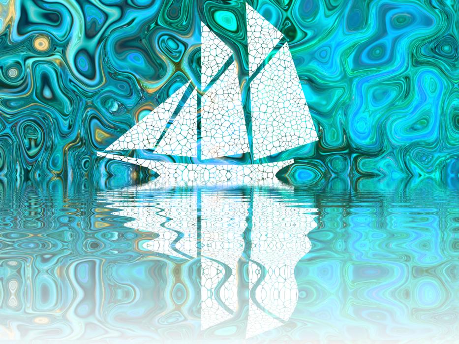 clipart of sea ship sailing