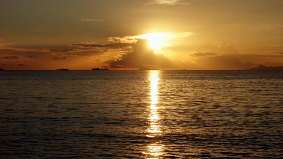 Sunset Sea Beach