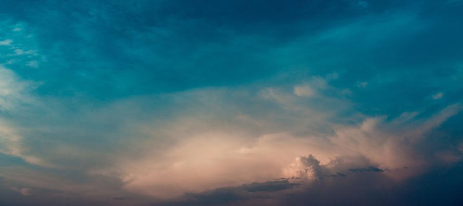 Sky Clouds In The Evening