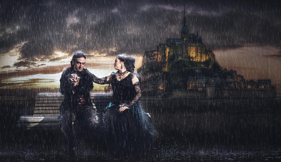 dramatic gothic plot as an illustration