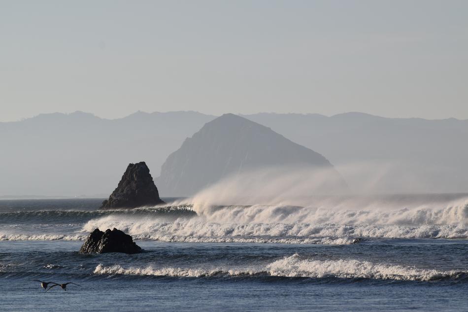 Ocean San Louis Obispo Morro Rock