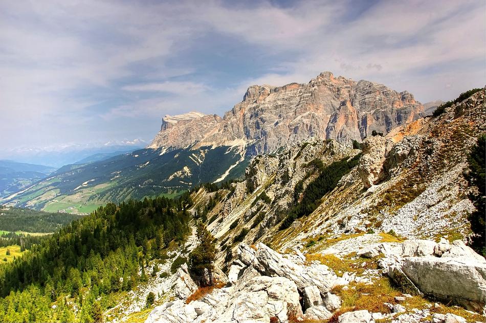 Conturines Dolomites Mountains