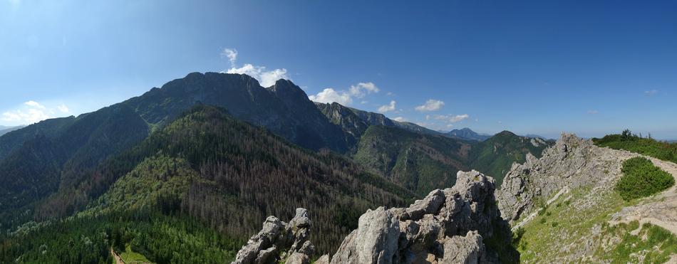 beauty of the Tatras on a sunny day