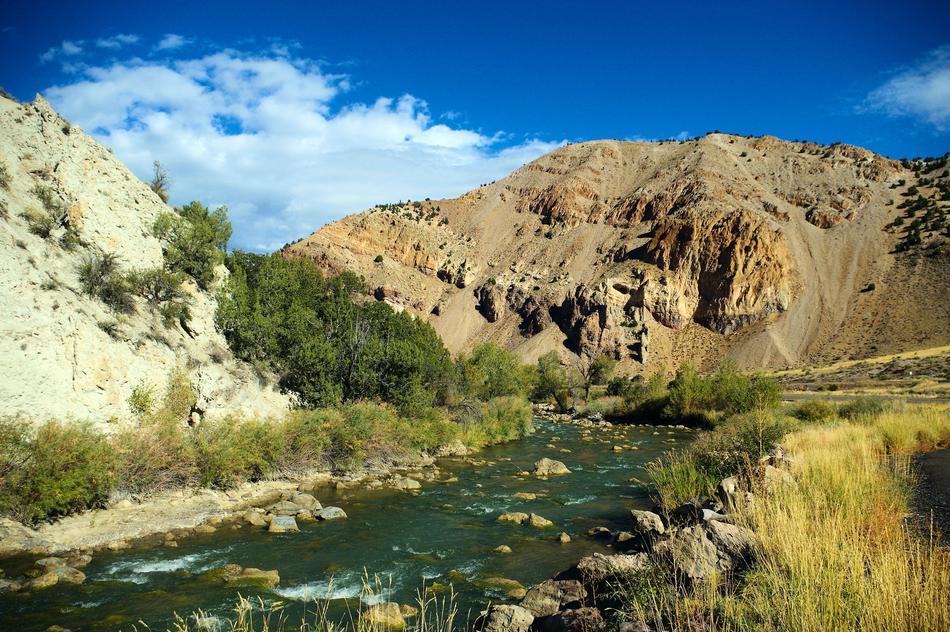 UtahS Sevier River Mountain