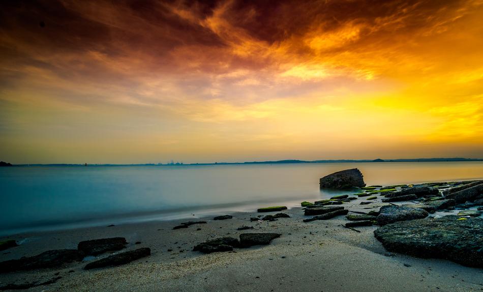 Singapore Beach Sunrise