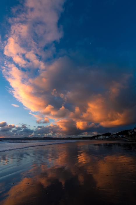 sunrise over Beach Tide