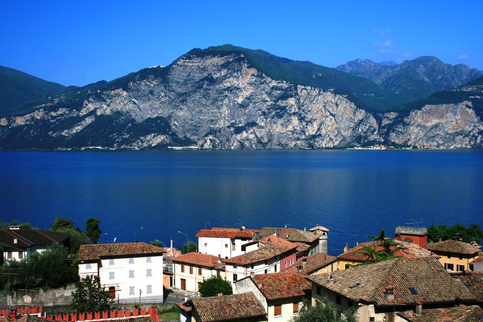landscape of Cassone Italy Garda