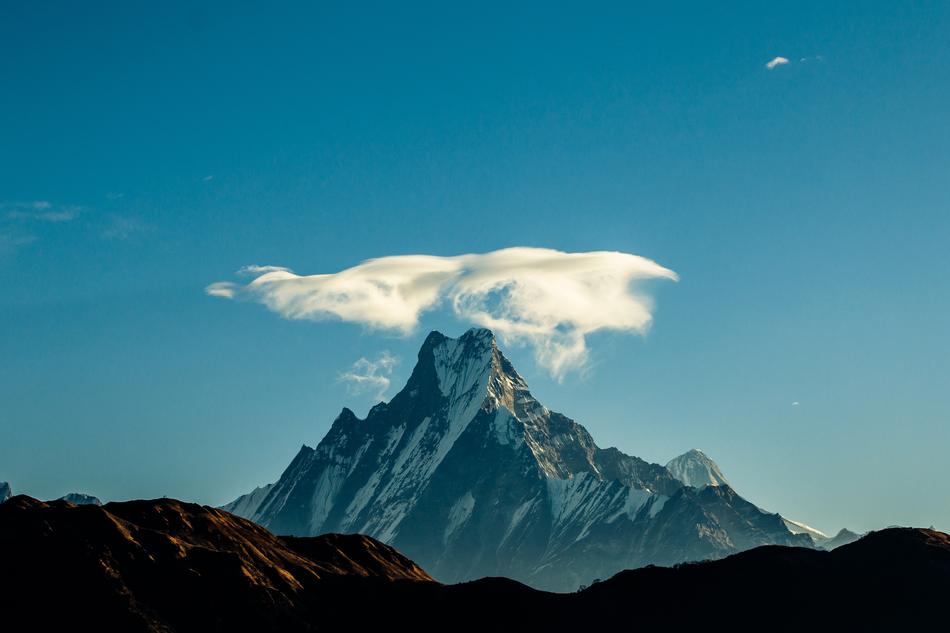 Fishtail Mountain peak Landscape