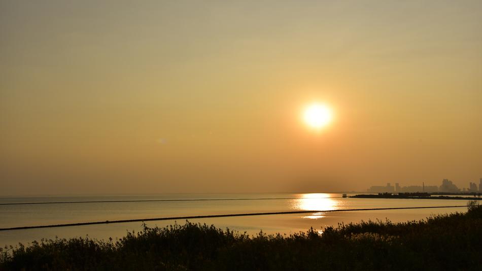 Chaohu River Sunset At