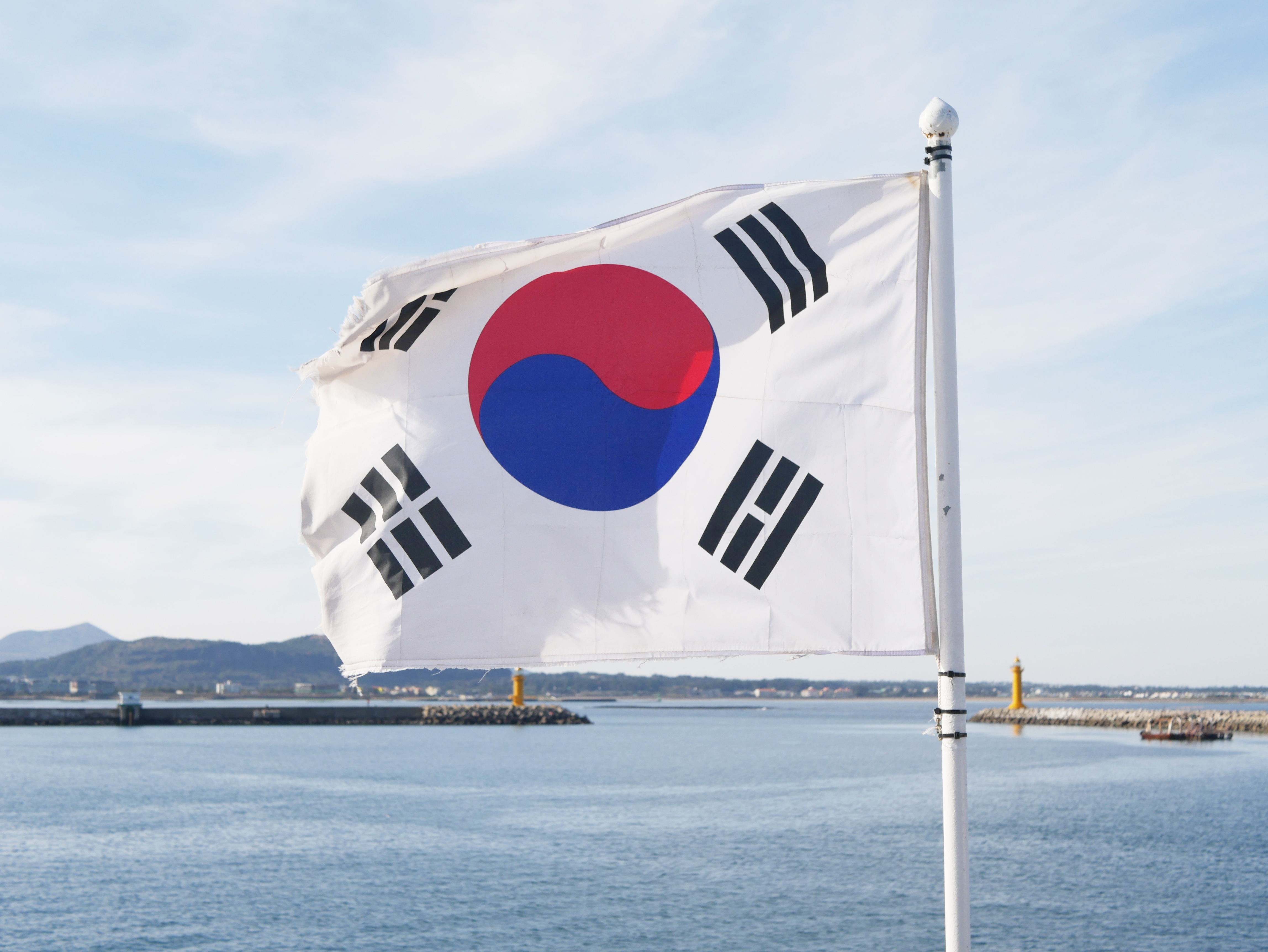 Корея флаг. Флаг Республики Корея Южная. Корея Сеул флаг. South Korea флаг Seoul. Южная Корея Республика Корея флаг.