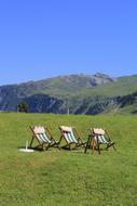 Deck Chairs on Mountains